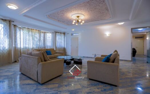 Luxurious 5-Bedroom Mansion with Cinema Room, Study, and Boys’ Quarters for Rent in Spintex