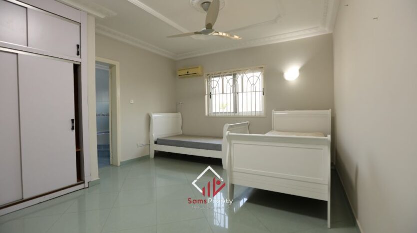 Luxurious 5-Bedroom Mansion with Cinema Room, Study, and Boys’ Quarters for Rent in Spintex